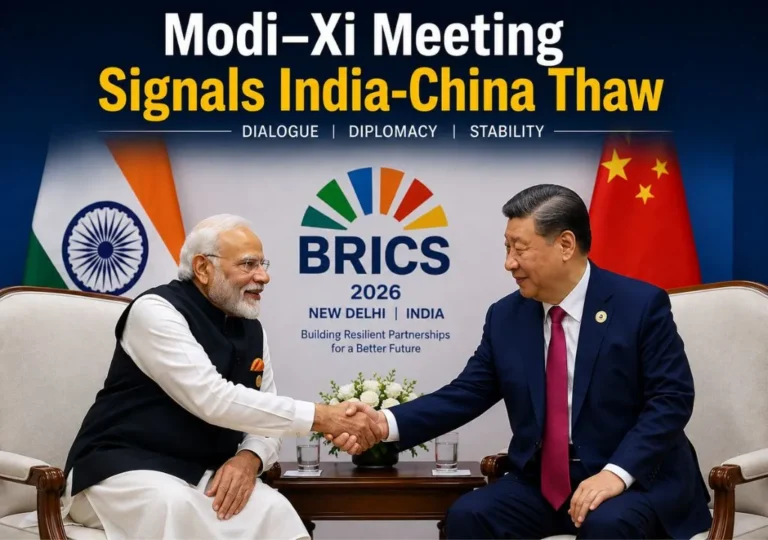 Modi–Xi Meeting Signals India-China Thaw