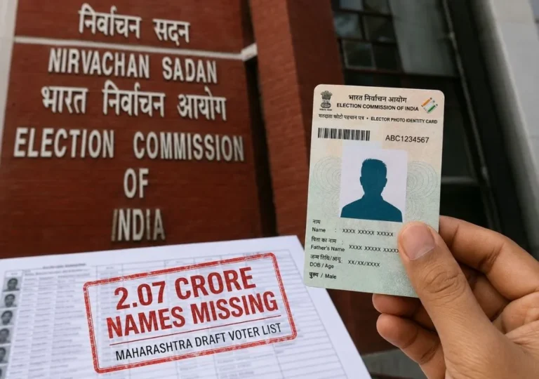 2.07 Crore Names Missing From Maharashtra Draft Voter List