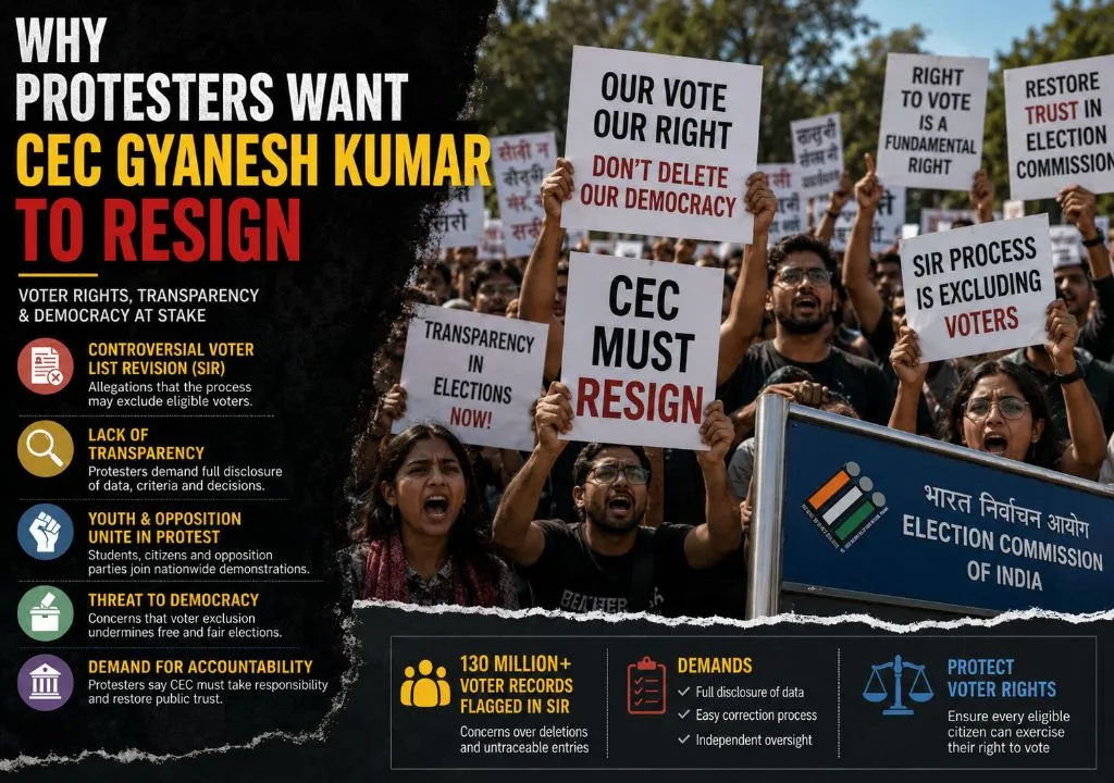 Why Protesters Want CEC Gyanesh Kumar to Resign